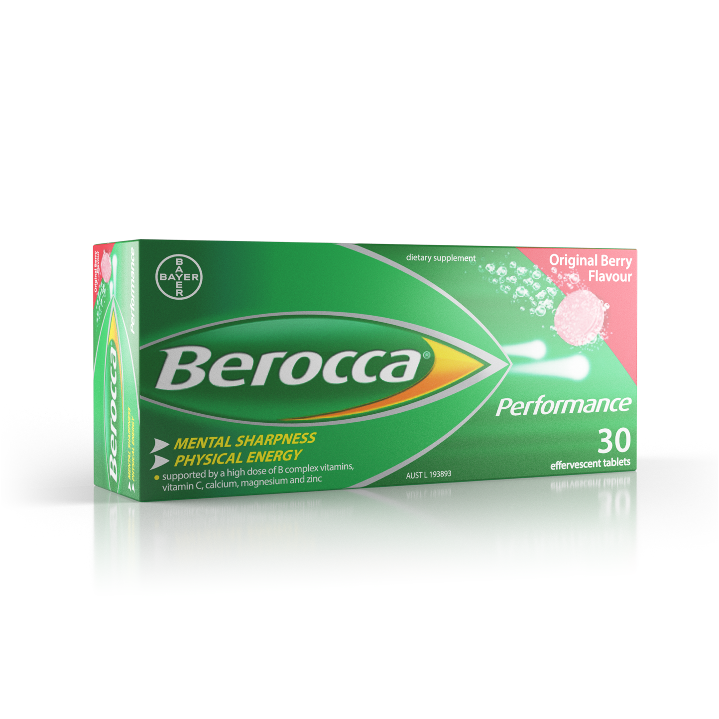 Berocca Performance Original Berry Effervescent Tablets